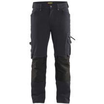 Blaklader - X1900 Työhousut 4-way stretch - Tummanharmaa/Musta - Koko 42 - Polyamidi - Unisex