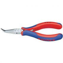 Knipex - Läppäpihdit - puolipyöreät sileät leuat 45° - 145mm - kaksimateriaalia