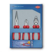 Knipex - 3 pihdit essential bi-materiaalia