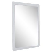 Manutan expert - Särkymätön peili pvc-kehyksellä - 75 x 53 cm - manutan