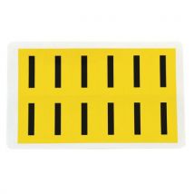 Kirjain/luku itsekiinnittyvä i 21x38 mm 12 kpl - Witre