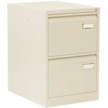 Manutan Expert - Riippukansiokaappi 2 laatikkoa - Beige teräs - 71.1 cm korkea - Toimitetaan valmiina
