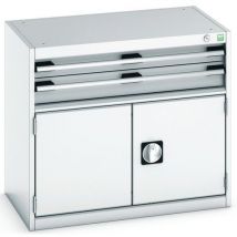Bott - Työkaappi laatikoilla cubio sl-857-3.1 vaaleanharmaa