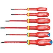 Facom - Ruuvimeisselisarja 6 osaa Protwist 1000V - Rako 1000V eristys Ergonominen