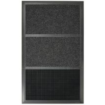 Notrax Sani-Master desinfioiva matto – 152.5x61 cm musta erittäin raskas käyttö kierrätettävä