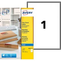 Avery - Läpinäkyvät kuljetustarrat mustesuihkutulostimille 210x297 mm