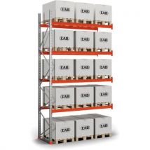Eab - Kuormalavahylly omega jatko-osa 5000-2750/3x750 kg suoja-aluslevy