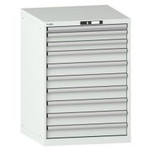 Lista - Työkalukaappi 36x36e 717x725x1000 mm 10 laatikkoa 75 kg