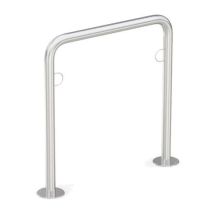 R and R - Pyöräteline Ekonomi R30 2 pyörälle - Hopea - 750x800x48mm - Kokoaminen