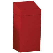 Kovona - Metallinen roska-astia – 50 l – punainen