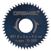 Dremel - 2 pyöräsahan terä halk