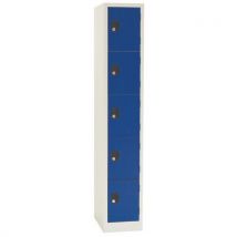 Manutan expert - Pienlokerokaappi manutan modulo 300 1 x 5 lokeroa sininen
