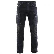 Blaklader - Housut denim stretch mariininsininen/musta c50