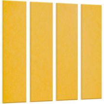 Smit visual - Seinäpaneelit akustiset setti 4 kpl keltainen