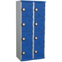 Acial - 4 osastoinen monobloc-kaappi 2 osiota k1 800xl800xs500 koodi harmaa/sininen