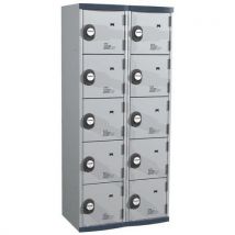 Acial - 5 osastoinen monobloc-kaappi 2 osiota k1 800xl800xs500 koodi harmaa