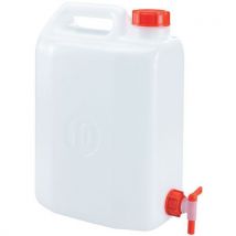 Mobil plastic - 10 litran kanisteri jossa hdpe-tyhjennyshana