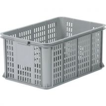 Nopla - Säilytyslaatikko new york 55 l harmaa rei’itetty 600 x 400