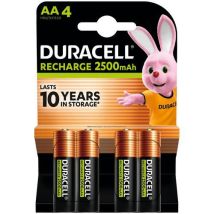 Duracell - Ladattavat AA-paristot Ultra 2500 mAh - 4 kpl - Pitkäkestoiset ja ympäristöystävälliset