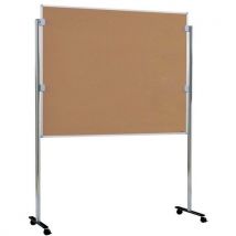 Planorga - Ilmoitustaulu pyörillä korkkia 150 cm