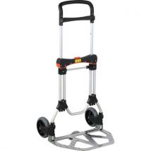 Alumiinikärry H003 - Nokkakärryt 200 kg - Kokoontaitettava umpikumi-pyörät kevyt 10.7 kg