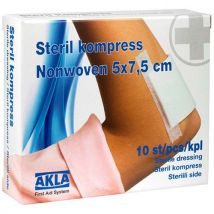 Akla - Steriili kompressi cellosoft 5x7,5 cm 10 kpl