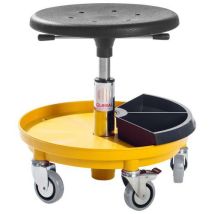Global professional seating - Pyörällinen tuoli matala keltainen