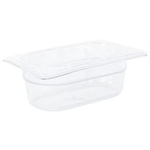 Rubbermaid - Ruoka-astia Gastronorm 1/9 - 1,1 L - Polykarbonaatti Läpinäkyvä