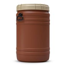 Curtec - Pinottava tynnyri 75L - Tummanpunainen - UN-hyväksytty HACCP keittiöön
