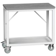 Bott - Rullapenkki Verso 1000x600x930 mm linoleumikansi 300 kg kuorma vaaleanharmaa