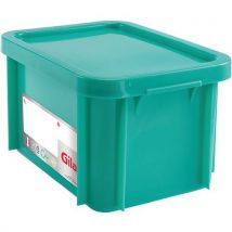Gilac - Muovilaatikko kansi 395 mm 15 l vihreä