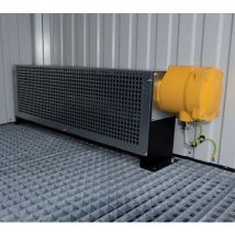 LaCont - Räjähdyssuojattu konttilämmitin 3 kW - 230 V - Kevyt ja turvallinen