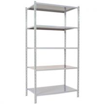 Manorga - Perusosa 50 cm harmaa pylväs varastohylly combi-flip steel