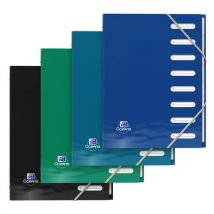 Oxford - Lajittelukansio oxford oceanis a4 8p pp läpinäkymätön sekaväri - oxford