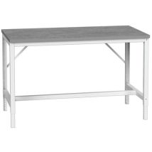 Bott - Korkeussäädettävä työpöytä Verso 1500x800 mm - Linoleumi - 400 kg kuormitus - Vaaleanharmaa