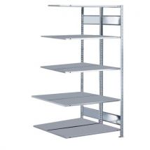 Schulte lagertechnik - Hylly easy-fix 2-puol jatko-osa 2500 x 1000 x 1000