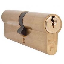 Ironmongery - Euro kaksisylinterinen 30x30 mm messinki