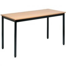 Manutan expert - Pöytä inez 140 x 70 pyökki/musta