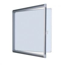 Vanerum - Ilmoitustaulukaappi design pleksilasi emali 10 a4 arkkia