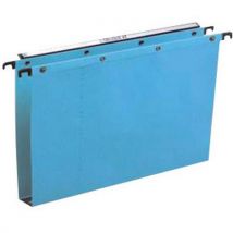 Elba oblique - Riippukansio painonappi 30 mm laatikkoon sininen