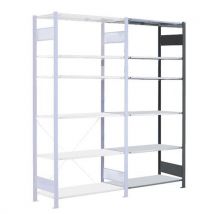 Schulte - Jatko-osa 250 x 40 cm varastohylly easy-fix musta