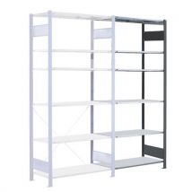 Schulte - Jatko-osa 250 x 80 cm varastohylly easy-fix musta