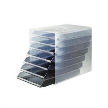 Durable - Lomakelokerikko idealbox 7 läpinäkyvä/harmaa
