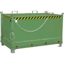 Bauer - Kippisäiliö fb vihreä pohjatyhjennys 1,5 m³