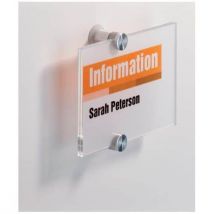 Durable - Ovikilpi crystal sign 105 x 148 mm