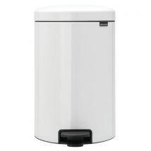 Brabantia - Roskakori newicon 20l valkoinen metallivuorella