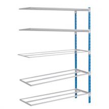 Manorga - Jatko-osa 70 cm sininen pylväs varastohylly combi-flip