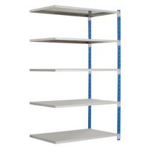 Manorga - Jatko-osa 50 cm sininen pylväs varastohylly combi-flip steel