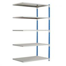 Manorga - Jatko-osa 60 cm sininen pylväs varastohylly combi-flip steel