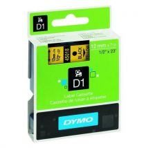 Dymo - Tarrakirjoitinnauha dymo d1 12 mm musta/keltainen